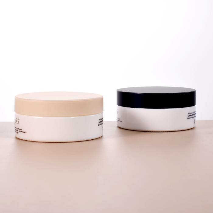 JG-AQ120S Low Profile Opal White Glass Jar 120ml